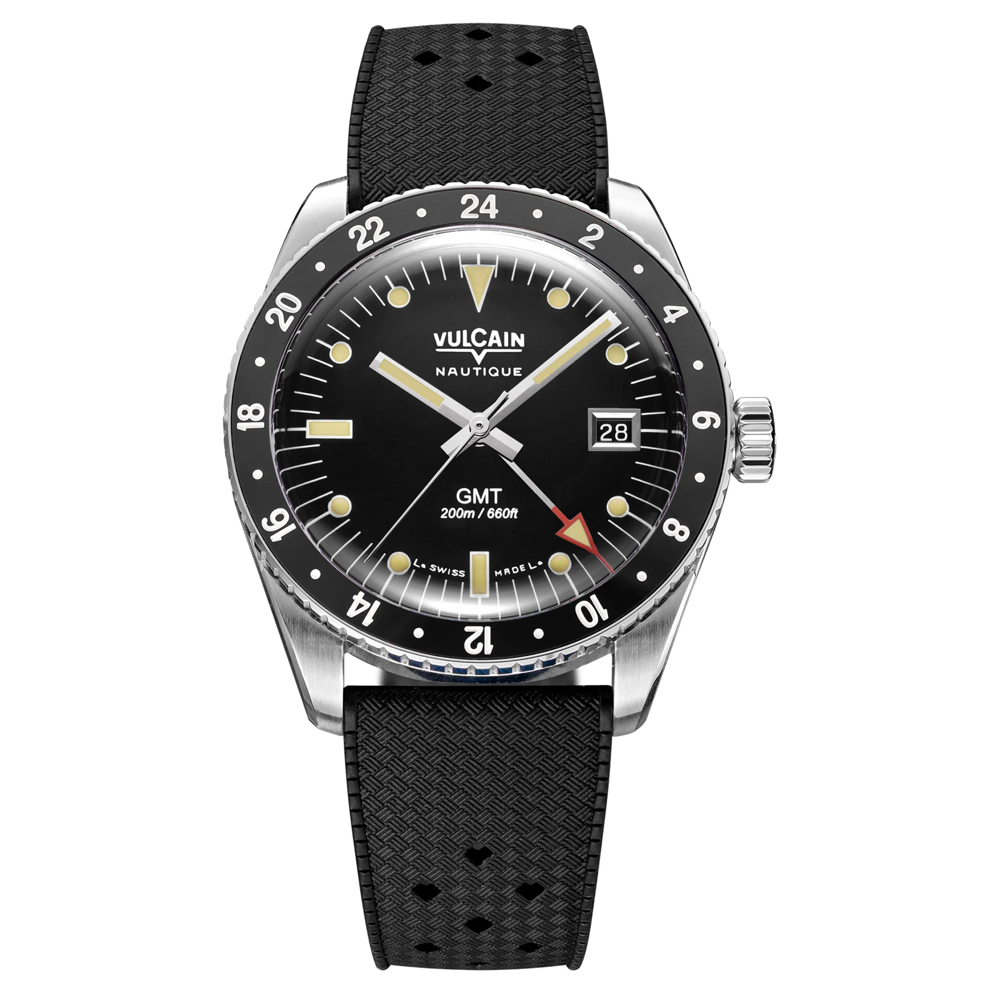 Skindiver GMT - Black Luminova Beige