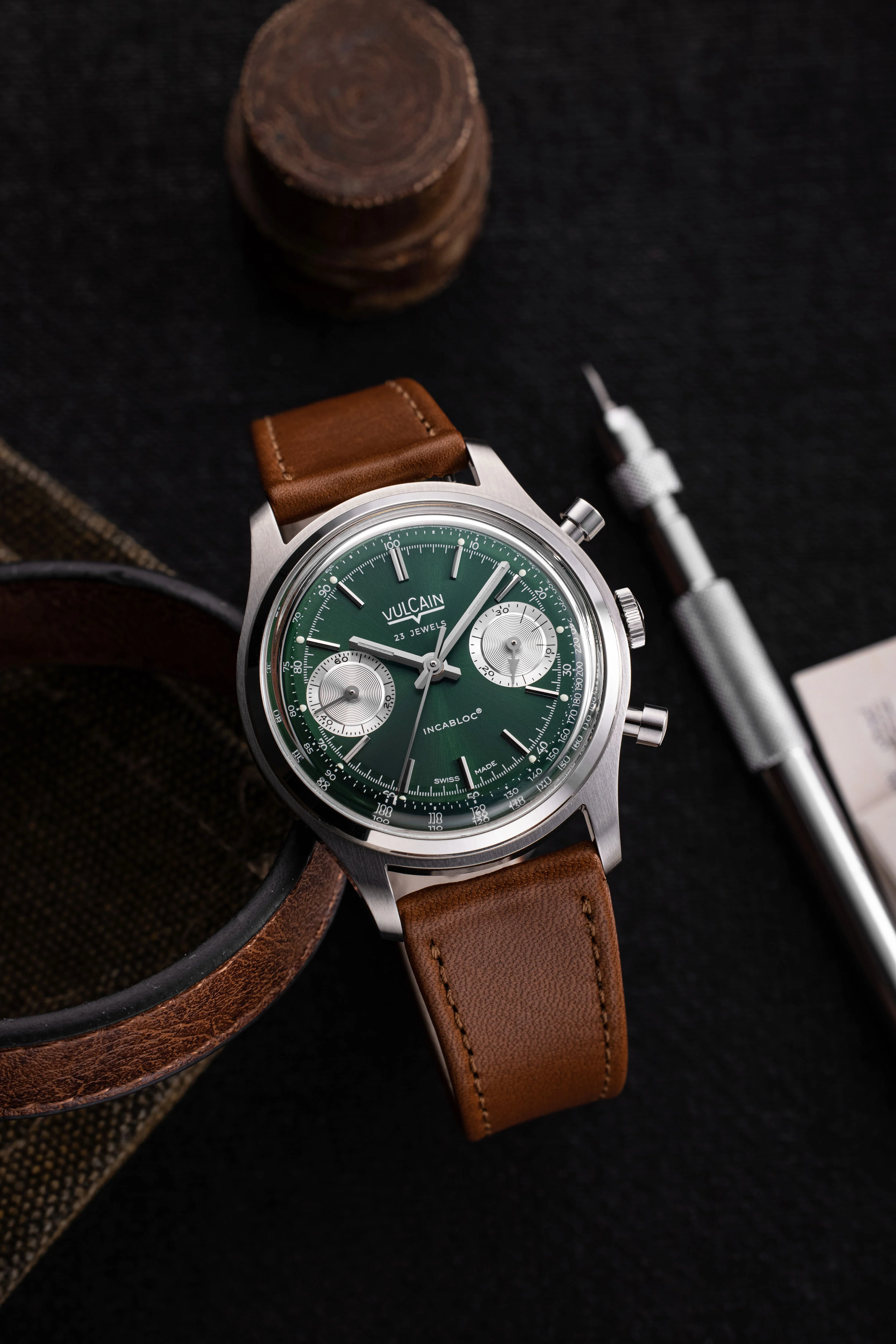 Chronograph 70's - Green - Image 17