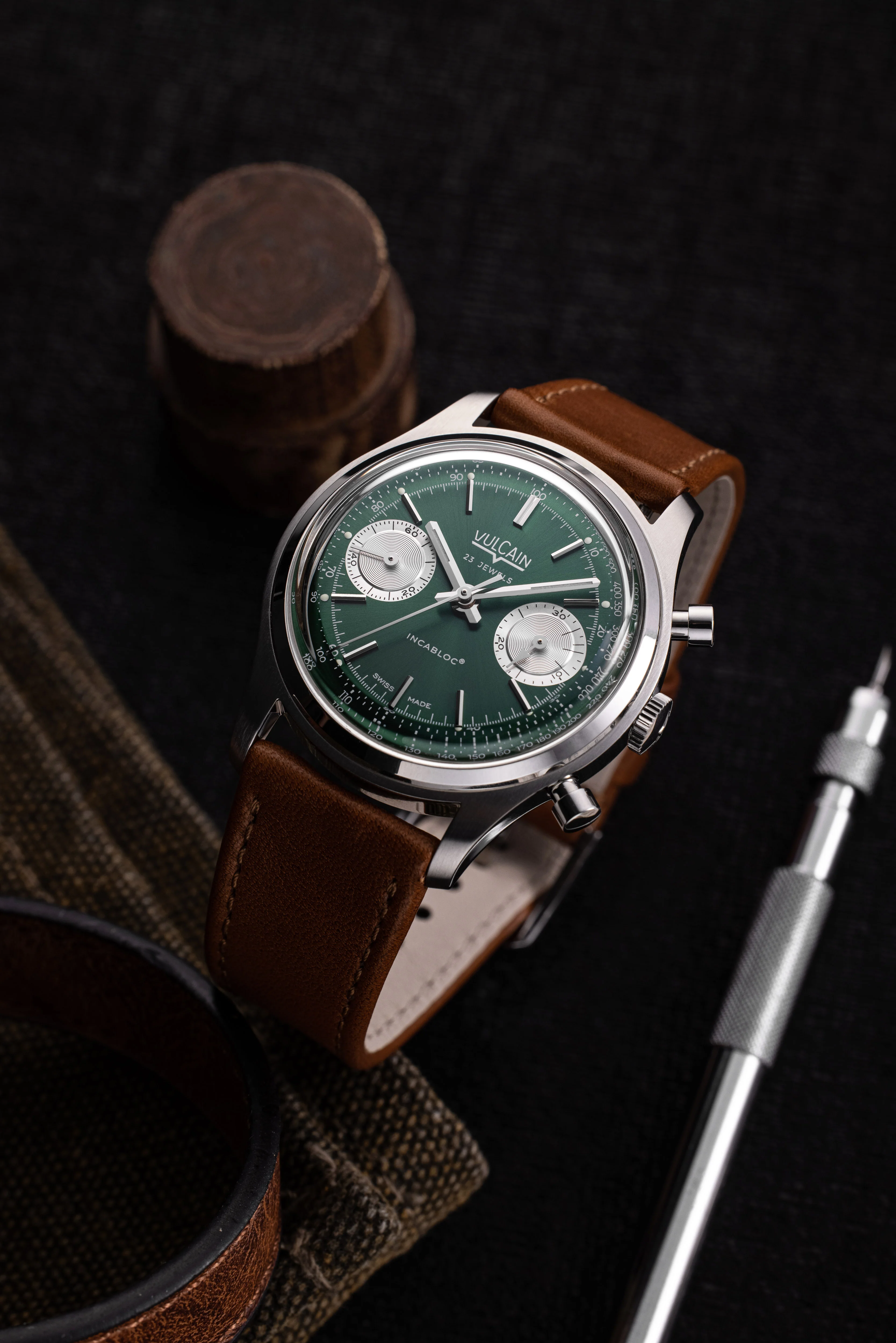 Chronograph 70's - Green - Image 20
