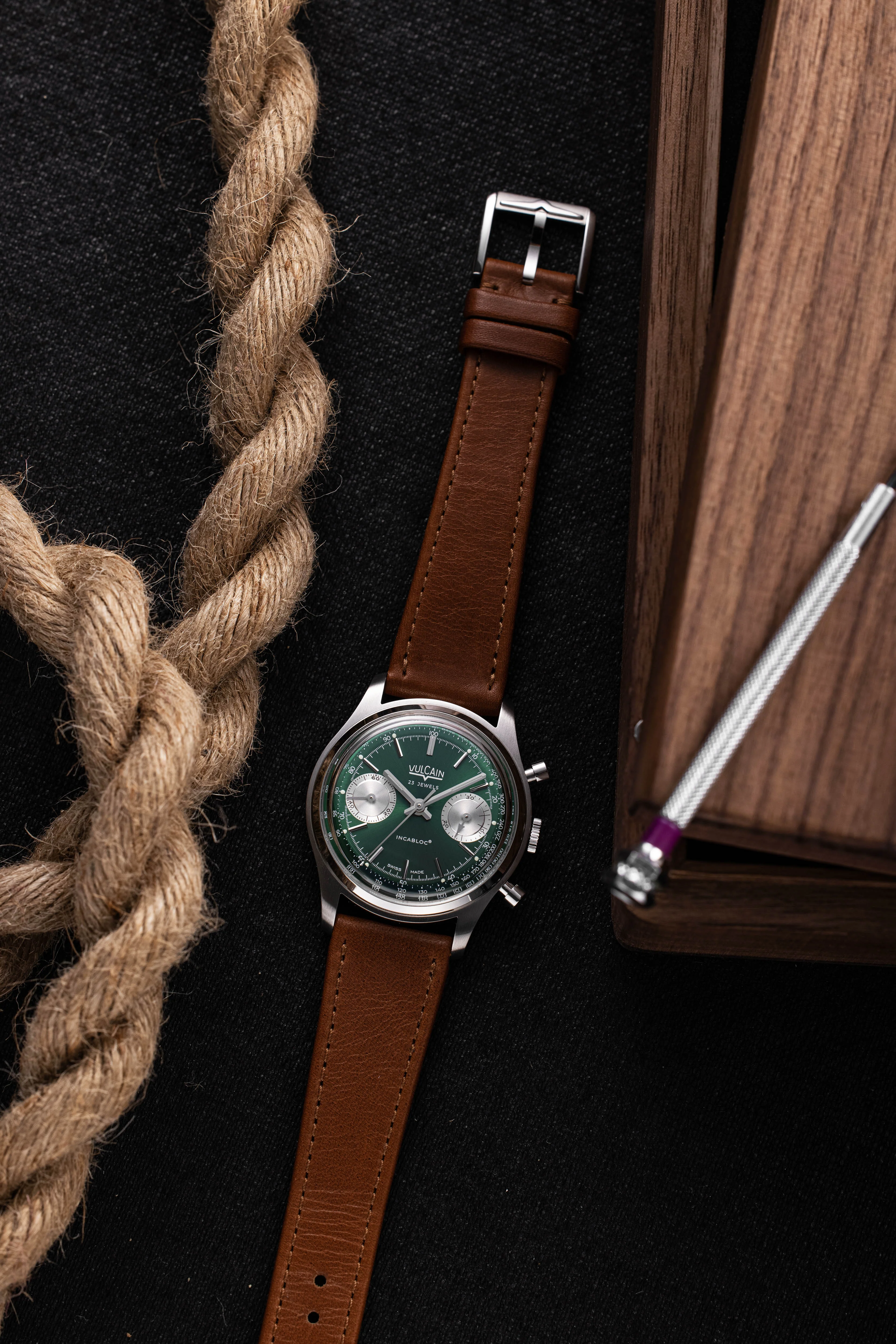 Chronograph 70's - Green - Image 21