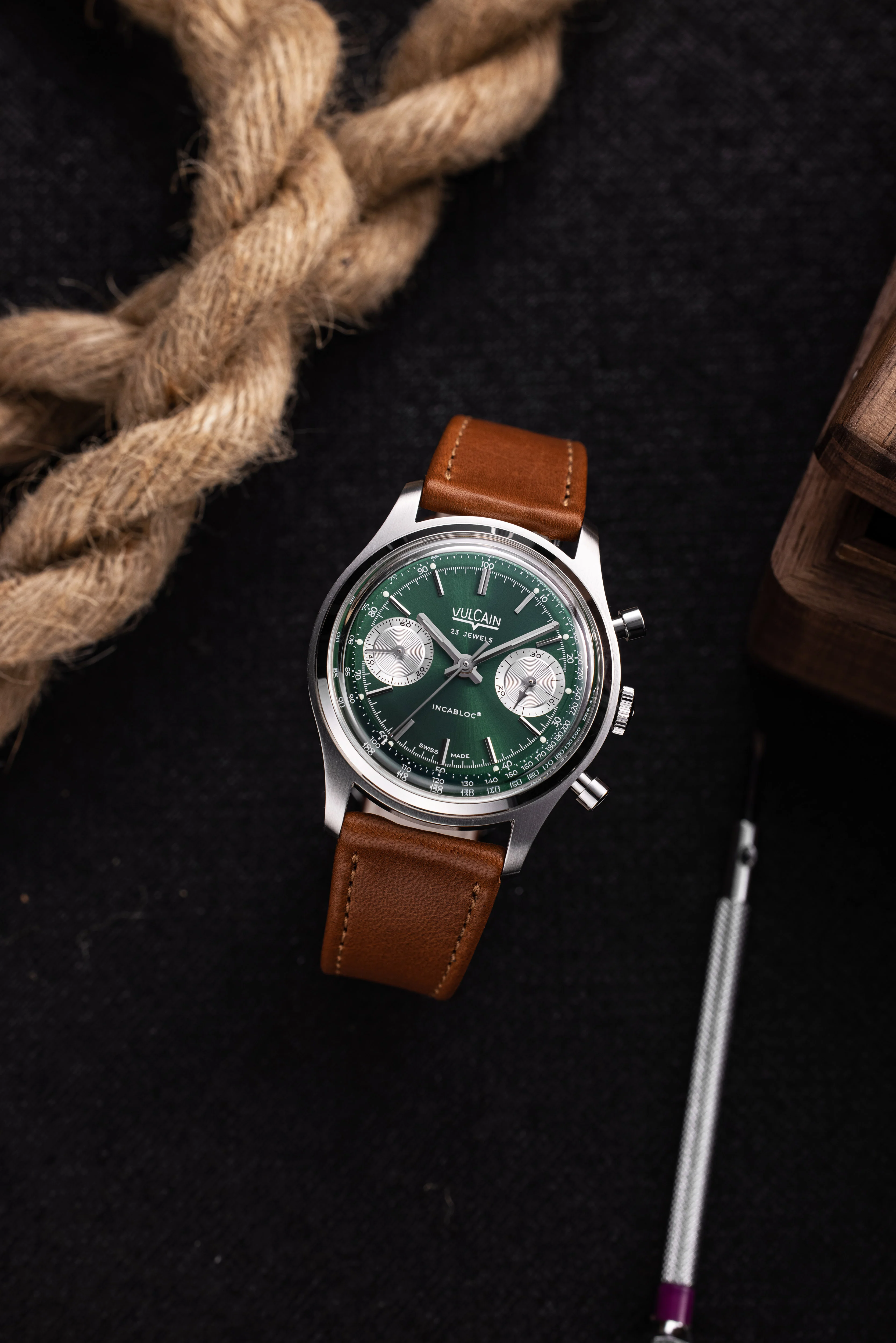 Chronograph 70's - Green - Image 22