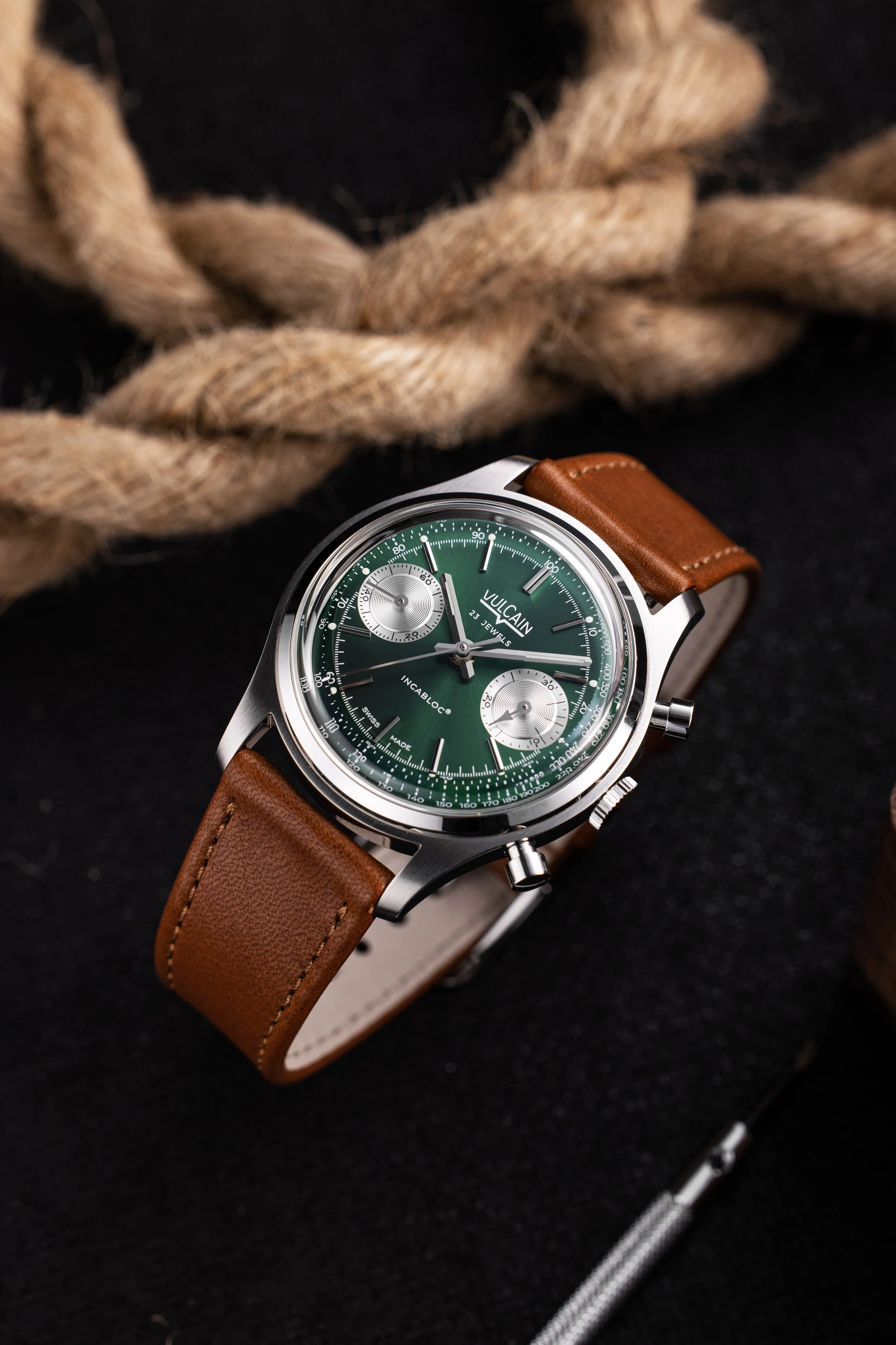 Chronograph 70's - Green - Image 23