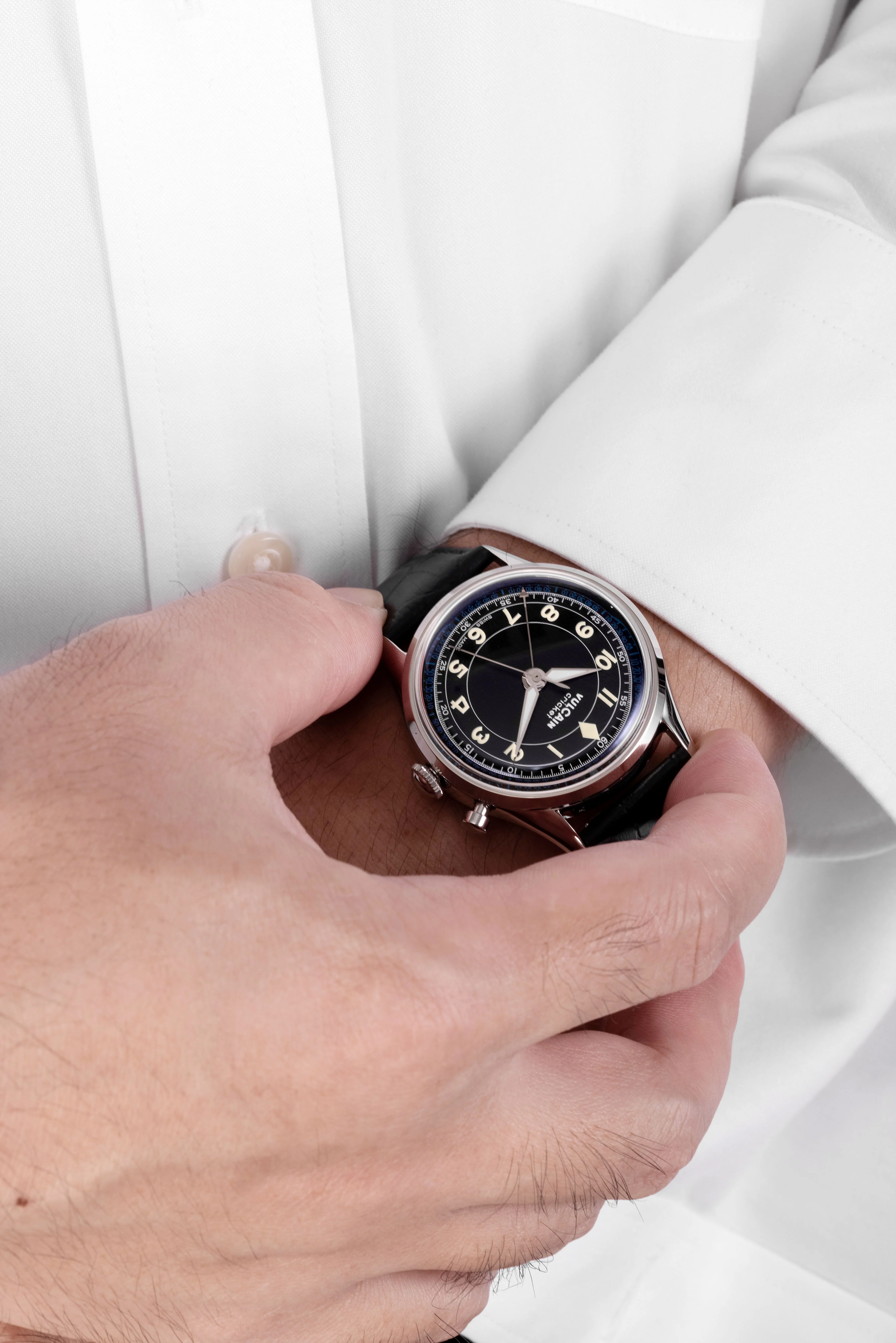Cricket Classique 36 mm - Black & White/Blue - Image 19