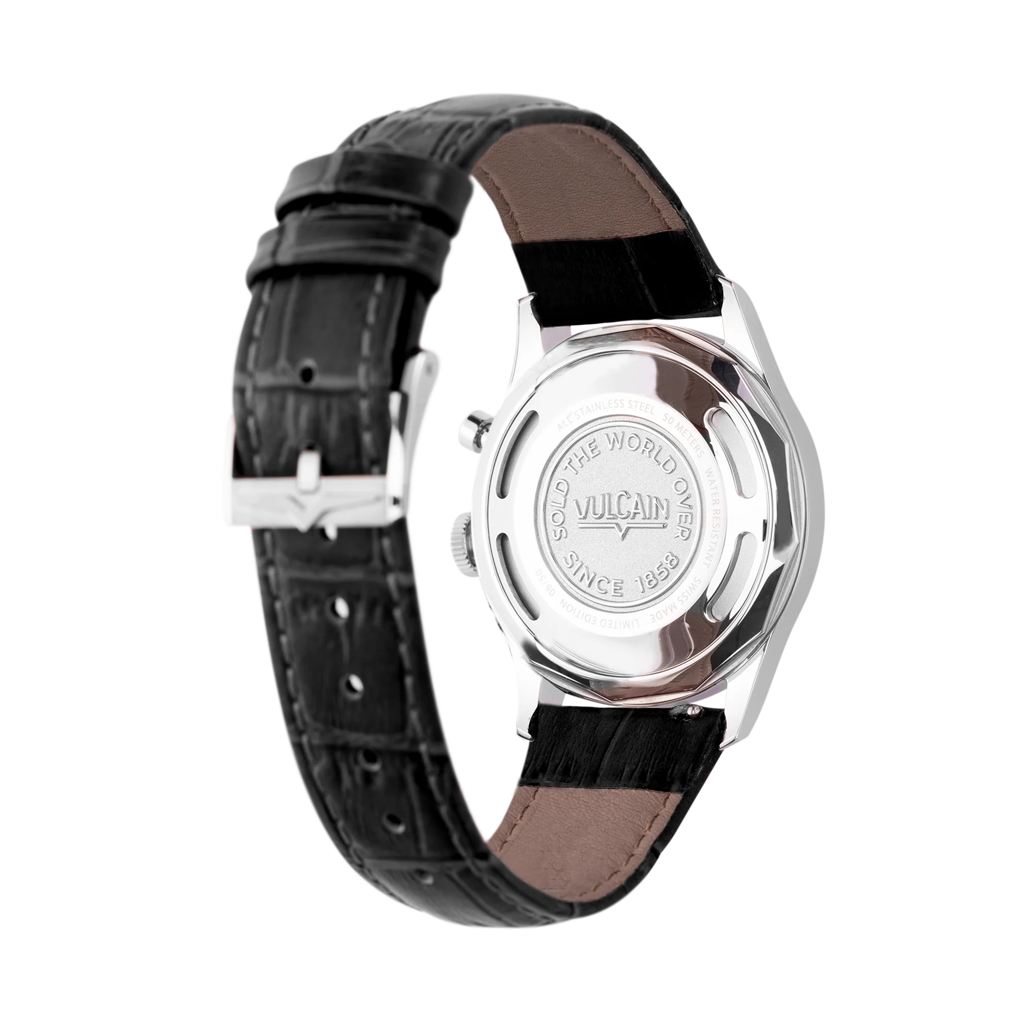 Cricket Classique 36 mm - Black & Khaki numbers - Image 13