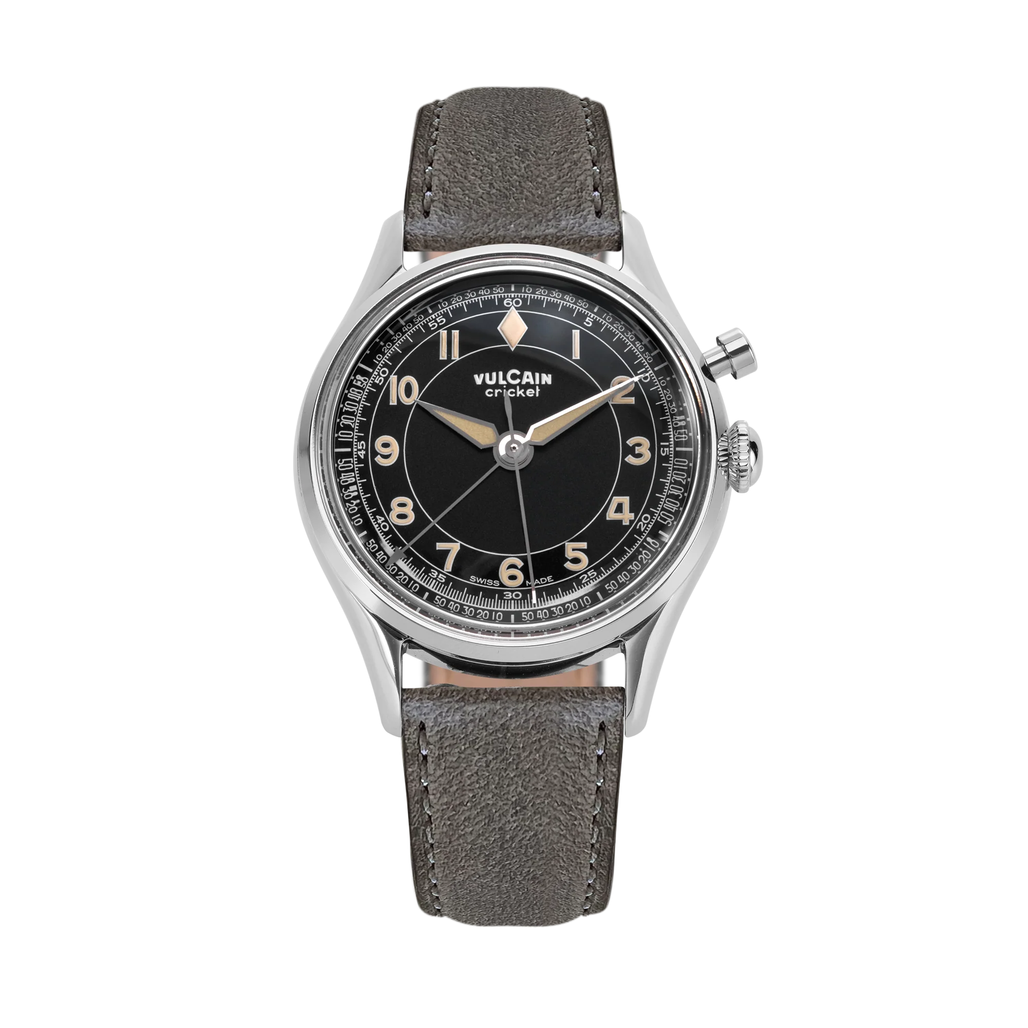 Cricket Classique 36 mm - Black & Khaki numbers - Image 5
