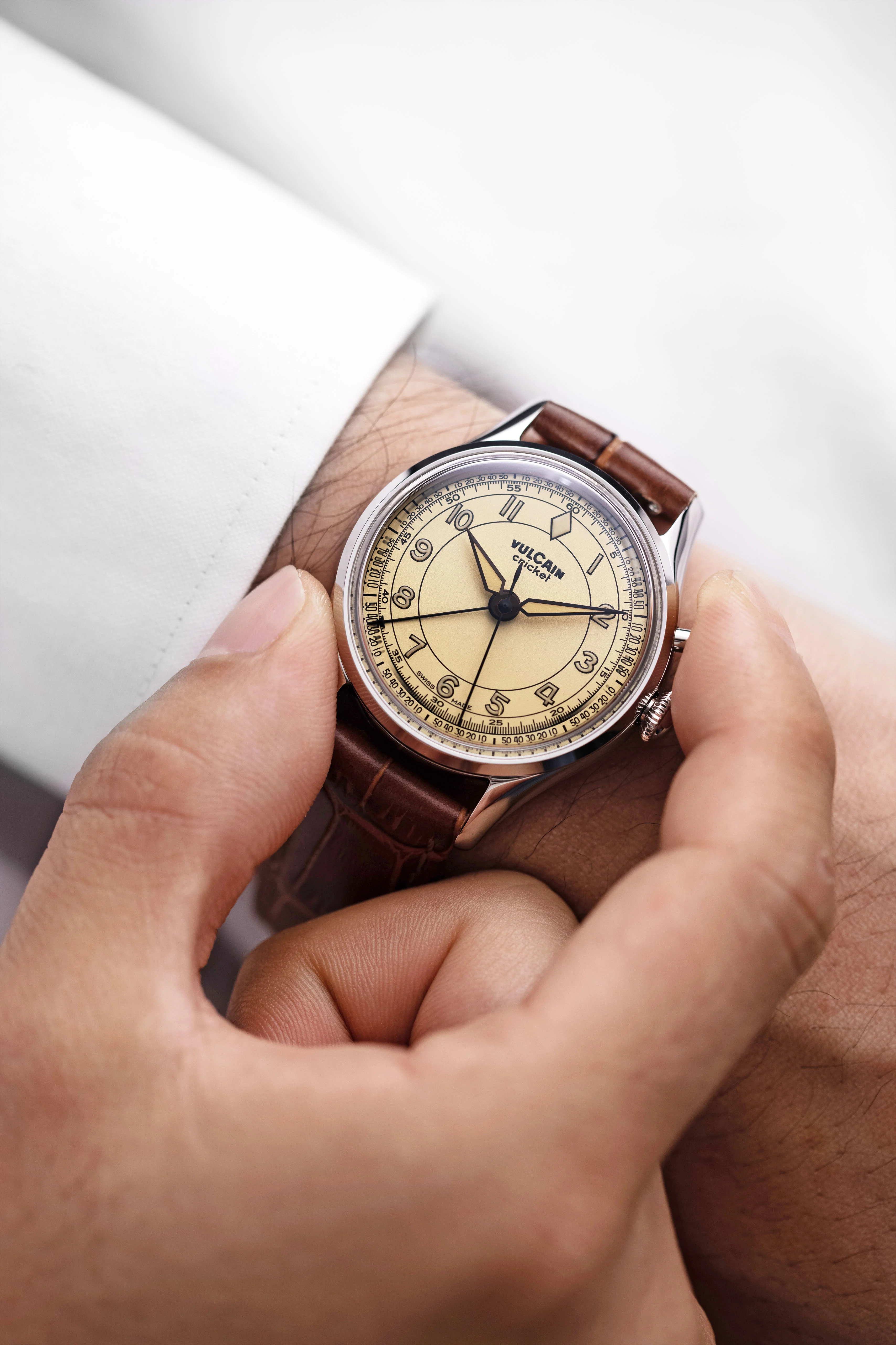 Cricket Classique 36 mm - Khaki Brown - Image 18