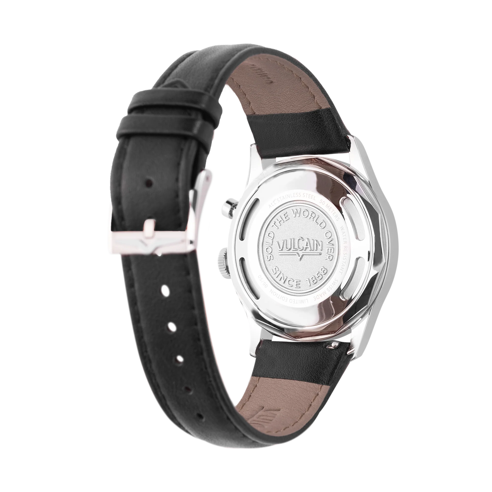 Cricket Classique 39 mm - Black & Khaki numbers - Image 14