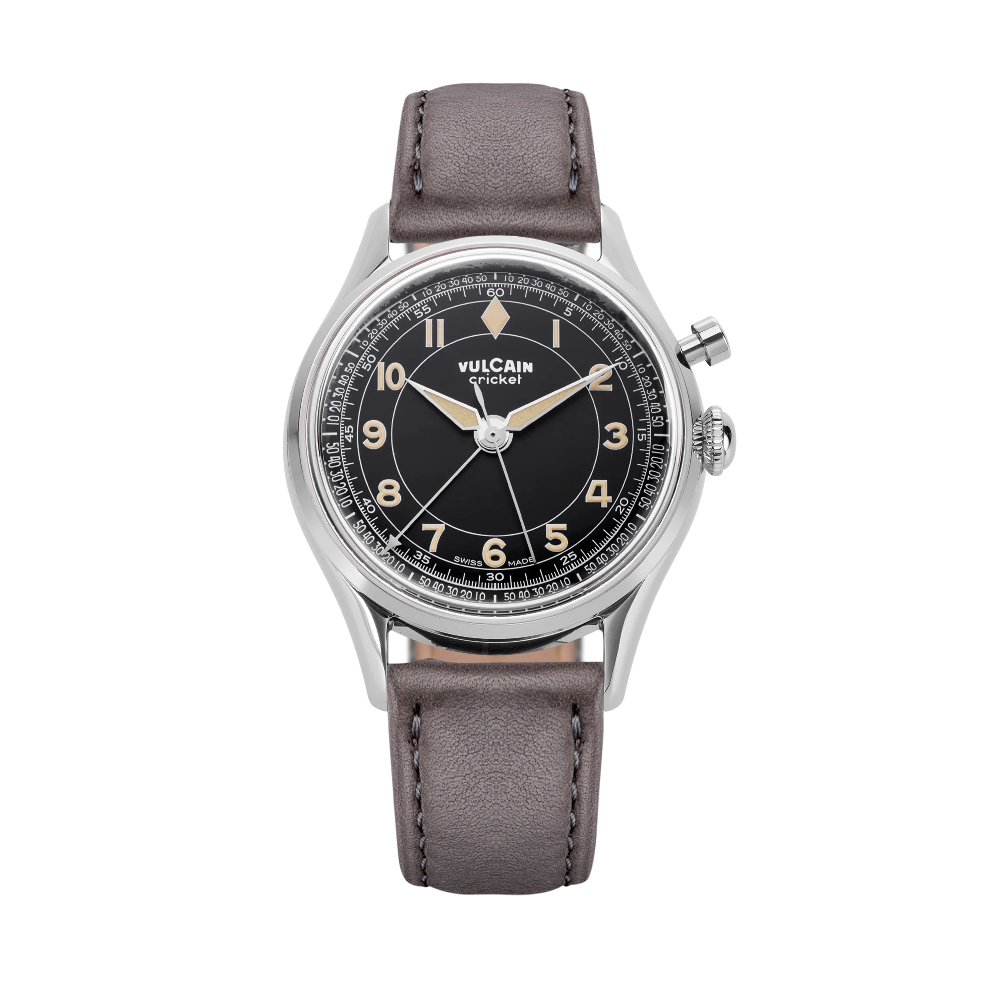 Cricket Classique 36 mm - Black & Khaki numbers - Image 21