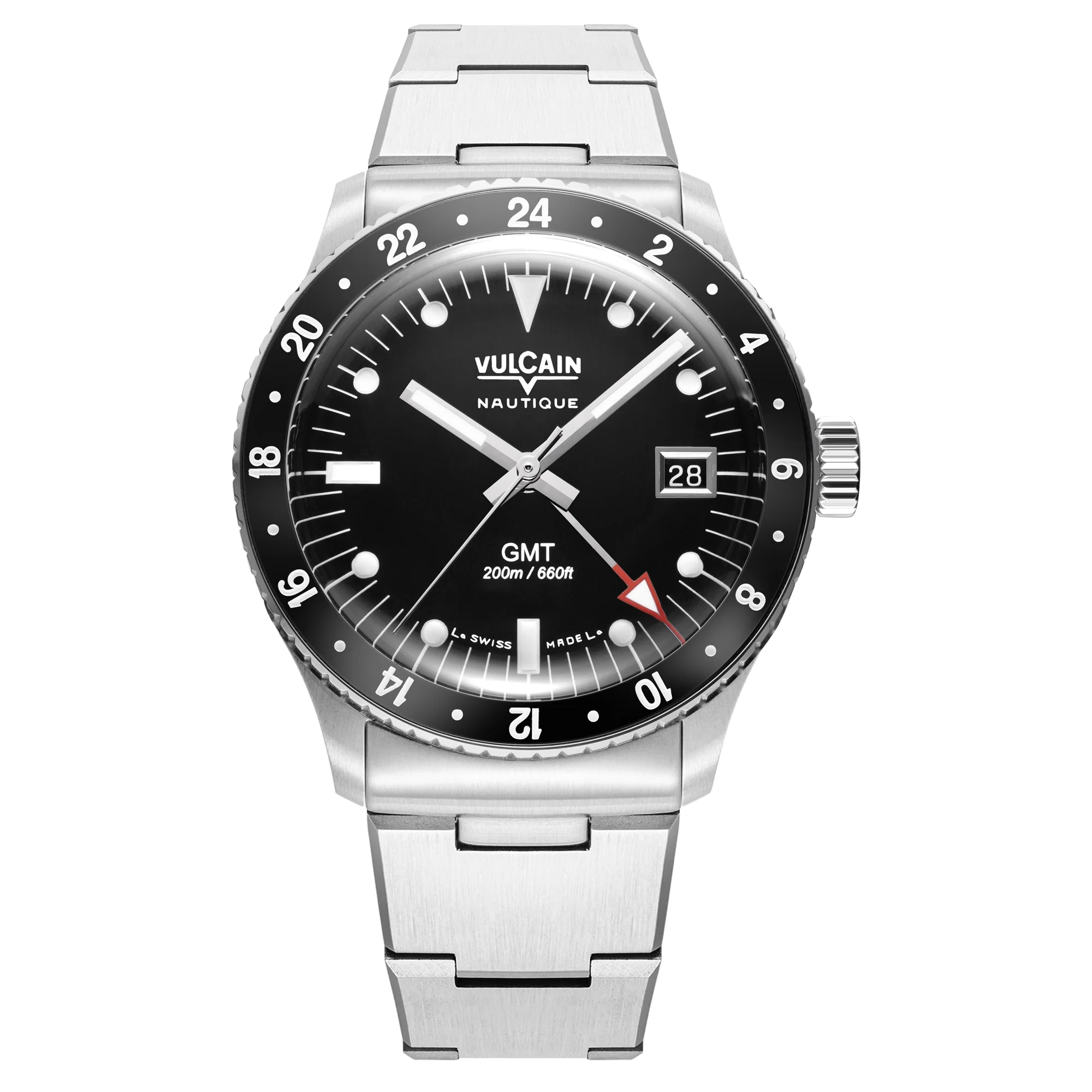 Skindiver GMT-Black Luminova White - Image 2