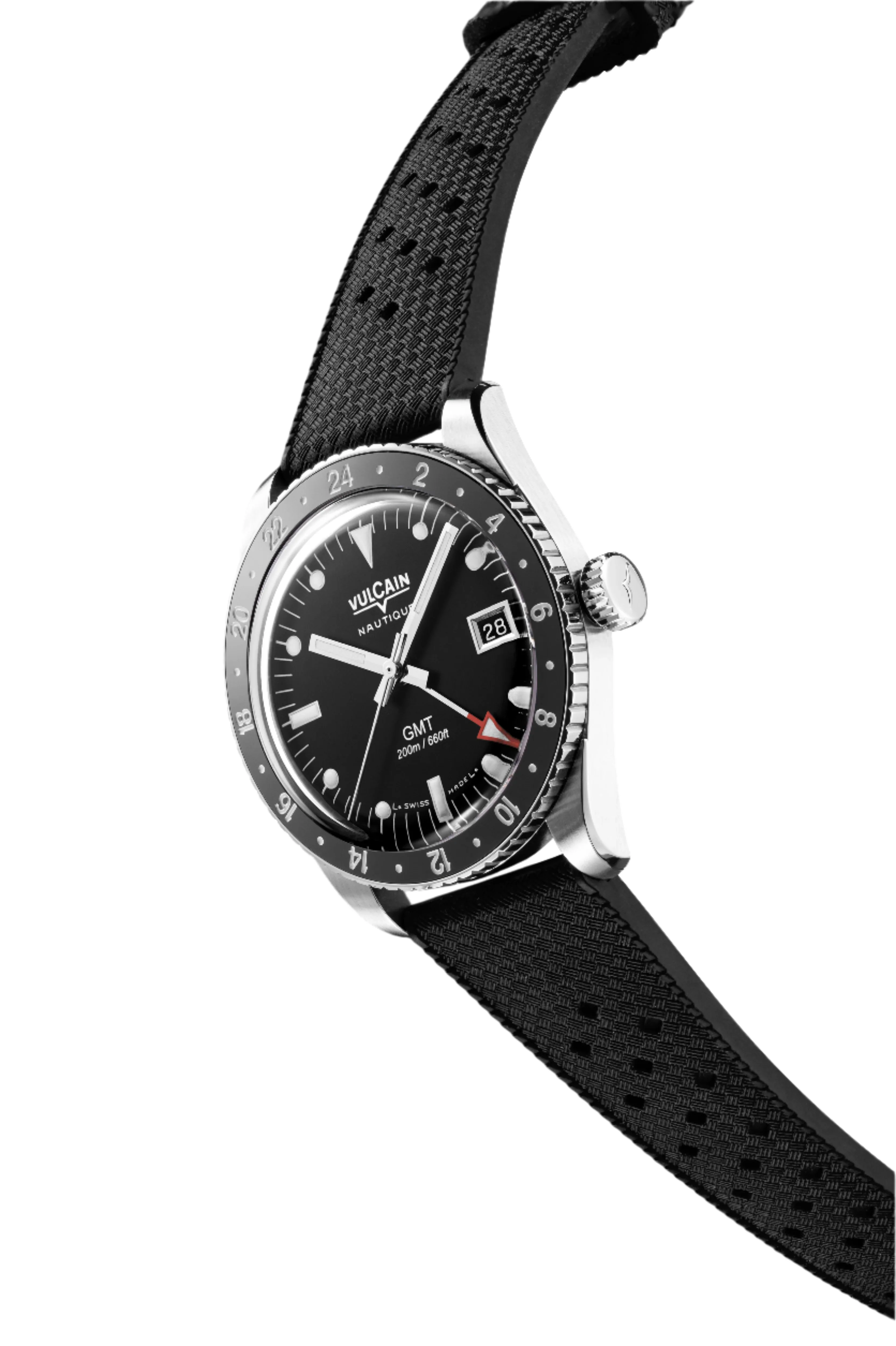 Skindiver GMT-Black Luminova White - Image 3