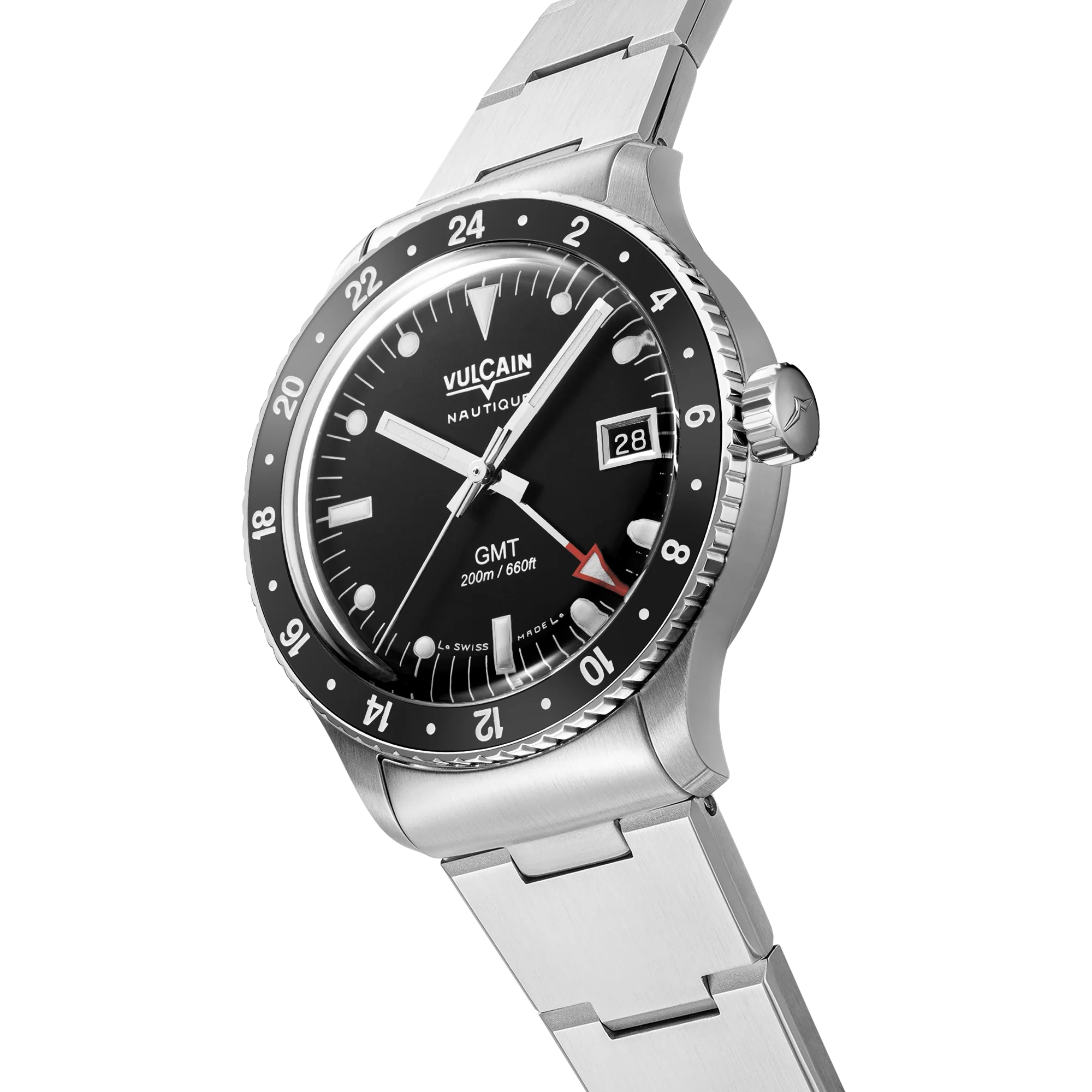 Skindiver GMT-Black Luminova White - Image 4