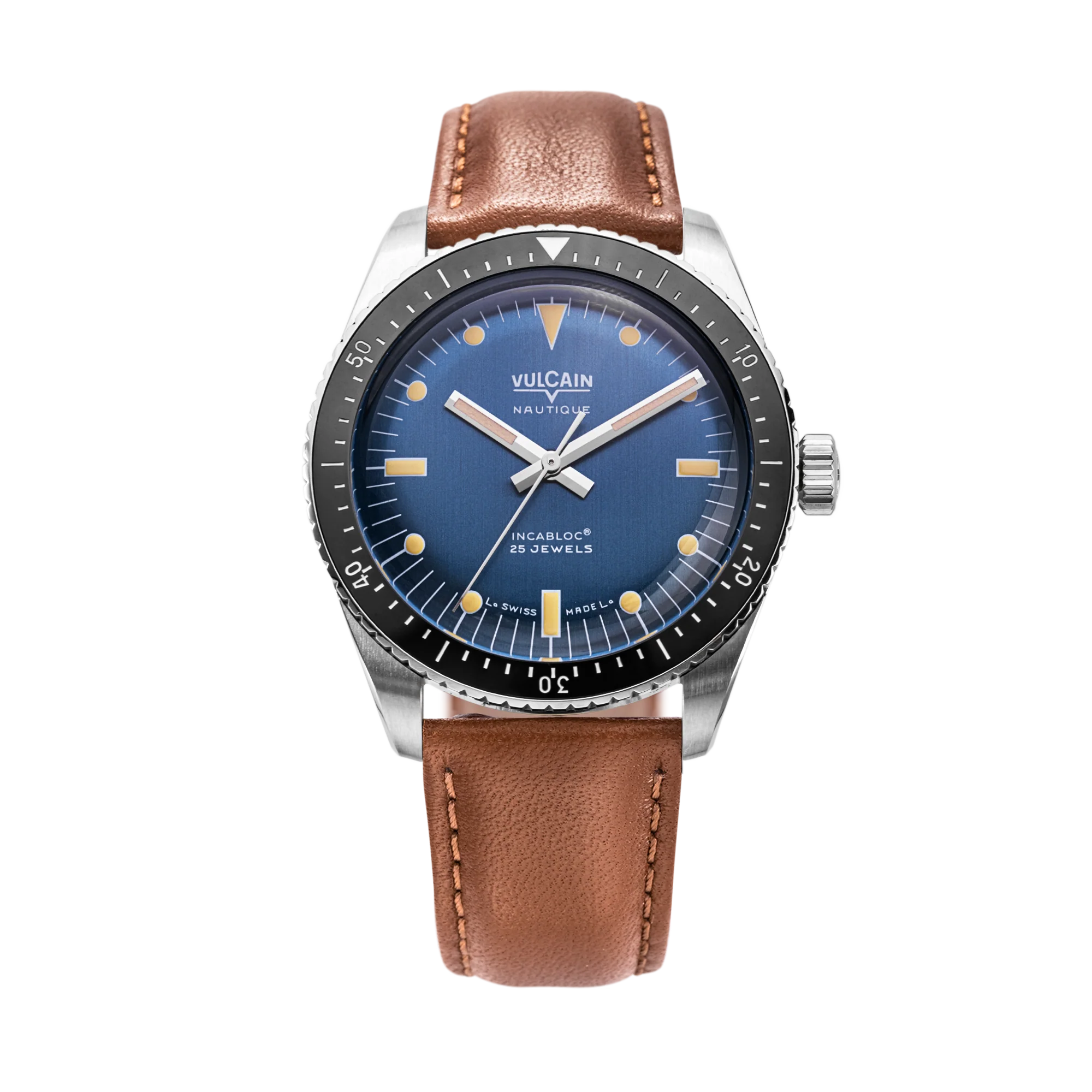 Skindiver Nautique - Blue with Khaki Brown Lum - Image 13