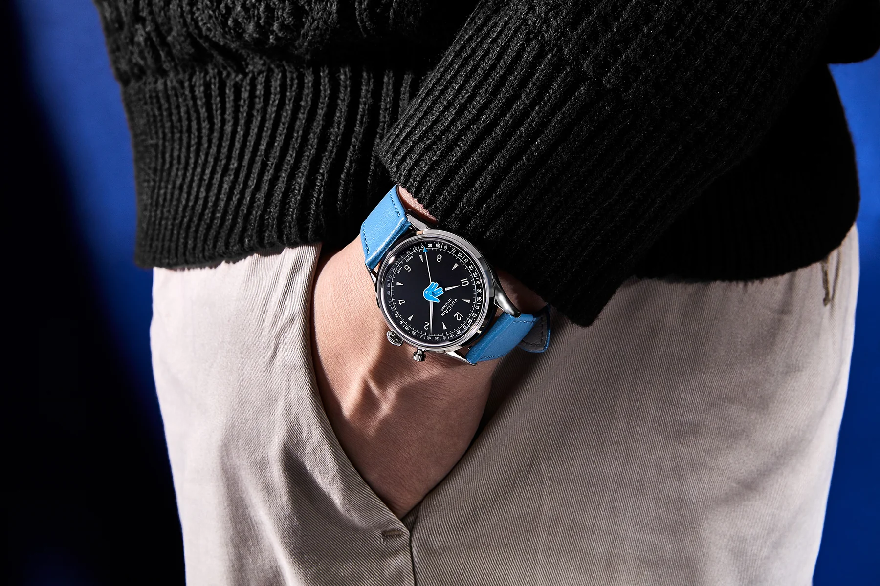 "Vulcain Salute” 39 mm - Blue - Image 6