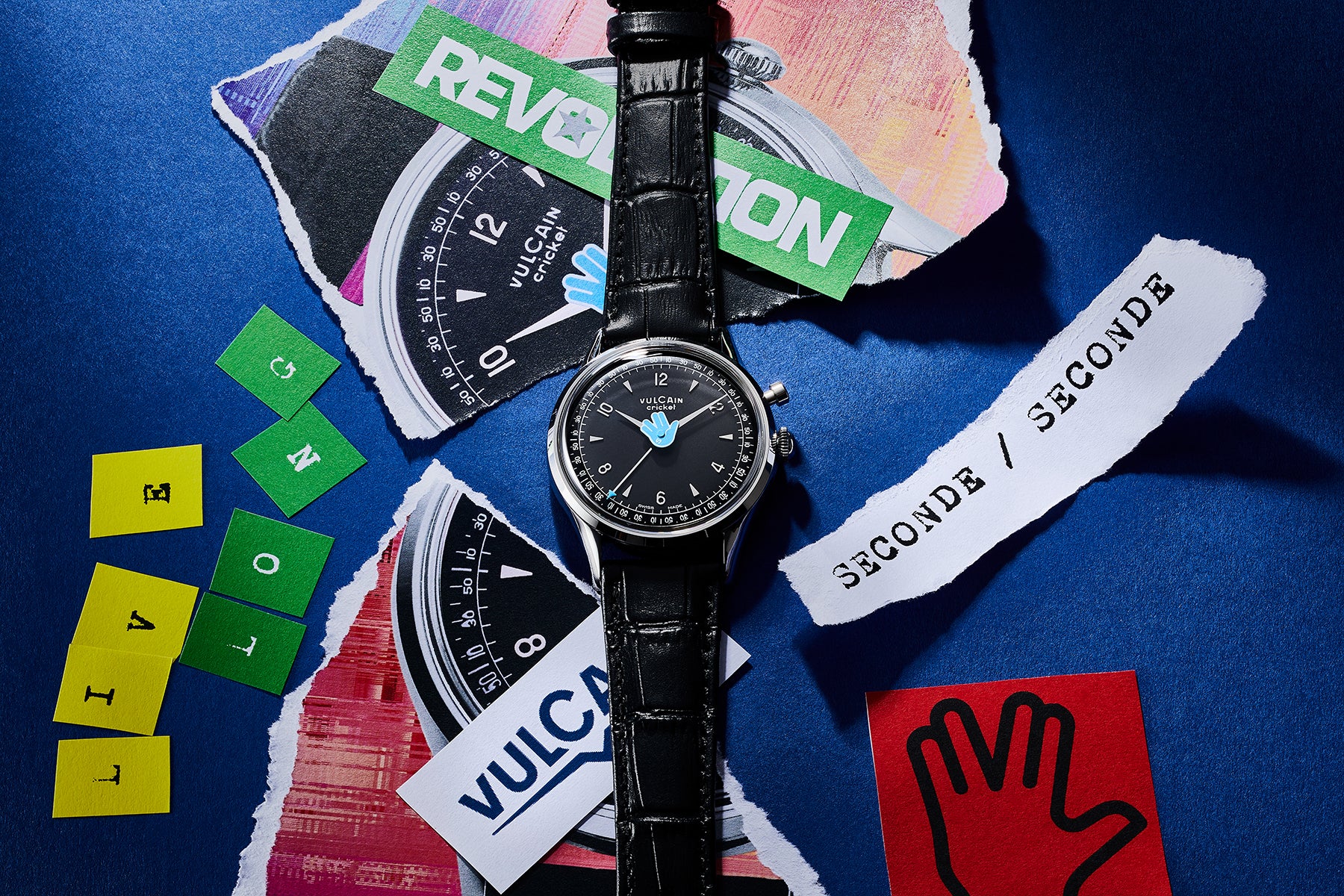 "Vulcain Salute” 39 mm - Blue - Image 7